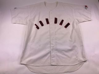 Vintage Nike 90s Air Jordan Baseball Button Up White Jersey Xl T Shirt