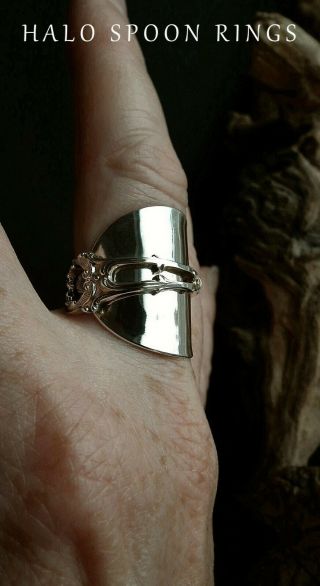 Stunning Chunky Norwegian Silver Spoon Ring The Perfect Gift Idea