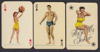 Scarce Vintage Maple Leaf Filmstar Pinup Playing Cards 1957 Holland