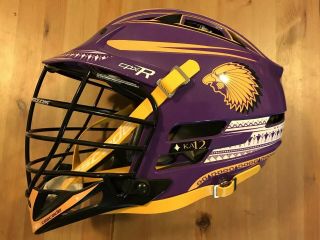 Rare Team Issued Iroquois Nationals Cascade Cpx - R Lacrosse Helmet Custom