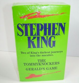 Vintage Stephen King 2 Paperback Book Set The Tommyknockers Gerald 