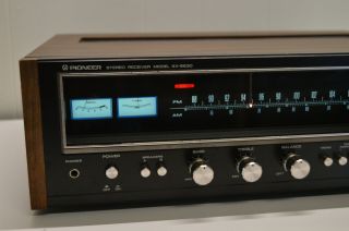 vintage rare black Pioneer SX - 5530 AM/FM Stereo Receiver like SX - 535 6