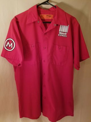 Vintage Slipknot Maggot Red Work Shirt Rare