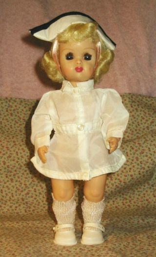 Exc Vintage Chick Yellow Tiny Terri Lee Doll Nurse Outfit