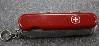 Vintage Large Wenger Delemont Swiss Army Multi - Tool Knife Rare 3