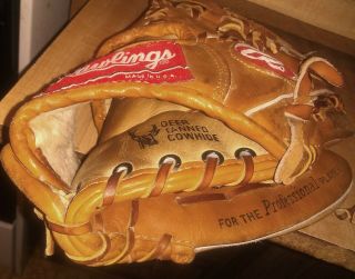 Vintage Rawlings Baseball Glove PRO 5 xsc Heart Of The Hide RHT 4