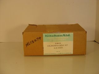 Vintage Kitchenaid / Hobart Colander & Sieve Attachment Set " Cs ",  K45 & K45ss