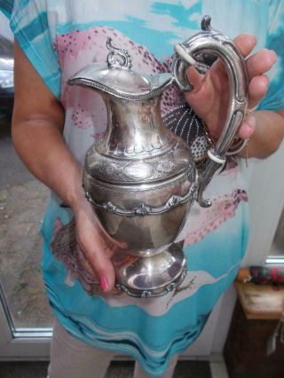 Victorian Silver Plated Claret Jug Mclaurin Bros Sheffield 1876 - 1893