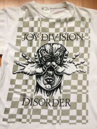 Rare Vintage 1980s Joy Division ‘Disorder’ T Shirt Size Large 2
