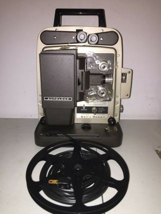 8mm Vintage Bell & Howell Model 346a Autoload Movie Film Projector