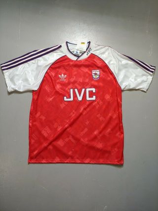 Vintage Adidas Arsenal 1990 - 1992 Afc Soccer Jersey Deadstock Rare Collectors