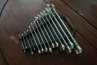 Vintage Snap On Oex Series Sae 12 Pt Combination Wrench Set 14 Pc.  1/4  - 1