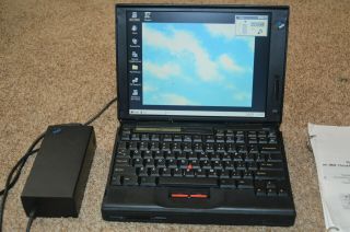 Vintage Ibm Thinkpad 760cd Laptop Pentium 16mb 1.  2gb