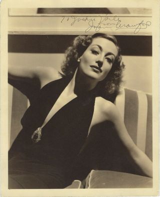 Joan Crawford 30’s 40’s Movie Star Autograph Vintage 1930 - 40 