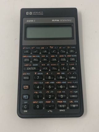 Vintage Hewlett Packard HP 32S II RPN Scientific Calculator with Case 2