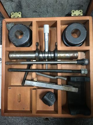 Zoom Ring And Pinion Setter Tool Set Vintage In Wood Box