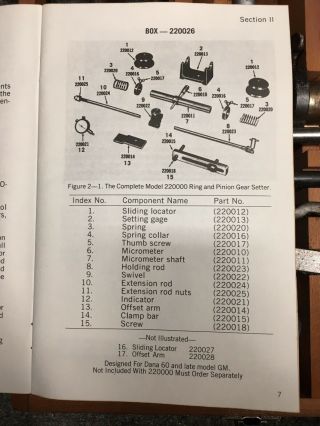 Zoom Ring And Pinion Setter Tool Set Vintage In Wood Box 3