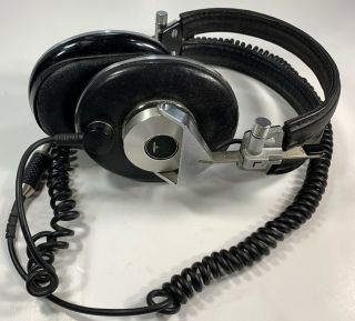 Pioneer Vintage Monitor 10 Headphones Black Over Ear Hi - Fi Stereo