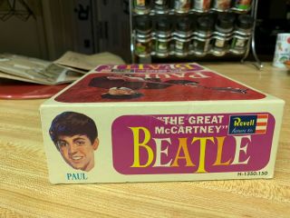 The Beatles PAUL McCARTNEY Revell Model Kit 1964 Vintage Figure Rare EXLNT 11