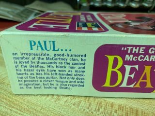 The Beatles PAUL McCARTNEY Revell Model Kit 1964 Vintage Figure Rare EXLNT 9
