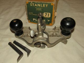 Stanley No 71 Router Plane Hand Router Vintage Woodworking Tool Plane