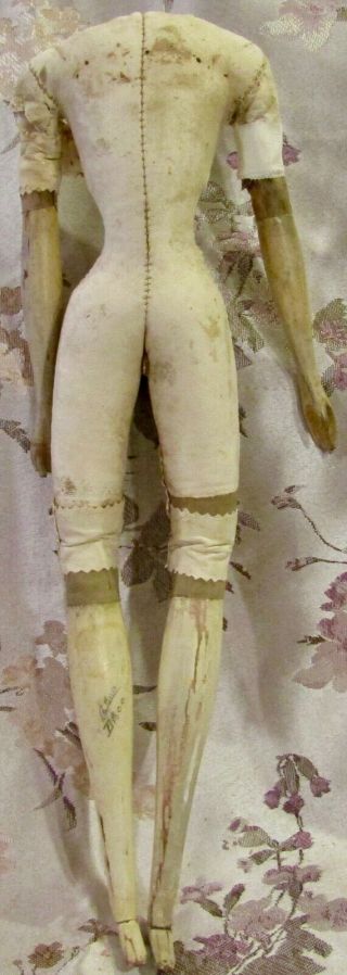 18 " Antique Body For Milliners Model Paper Mache Doll 5 " Across Shoulder