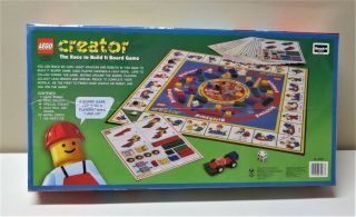 Vintage NIB LEGO Creator The Race to Build it Board Game Factory 1999 2