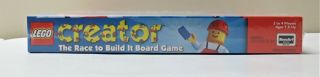 Vintage NIB LEGO Creator The Race to Build it Board Game Factory 1999 6
