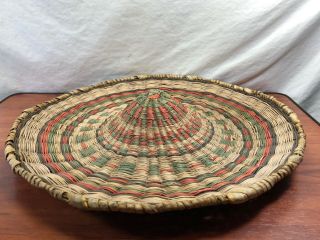 Vintage Authentic Antique Moki Native American Hopi Indian Basket N.  E.  Arizona 6