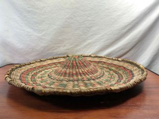 Vintage Authentic Antique Moki Native American Hopi Indian Basket N.  E.  Arizona 7