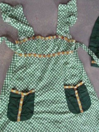 Rare 1968 Vintage Gunne sax dress 2 piece Victorian Pioneer Prairie Apron dress 5