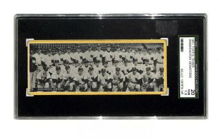 1951 Topps Teams Washington Senators Vintage Card Sgc 1.  5