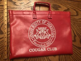 Rare University Of Houston Cougars Football Vintage Coach’s Bag Early 1980’s