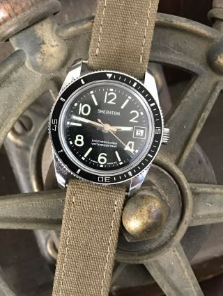 Vintage Ultra - Rare Sheraton (military) T - Swiss - Made - " B2 " Dive Mens Watch