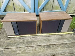 Vintage Bose 301 Series Ii Direct/reflecting Bookshelf Speakers L&r