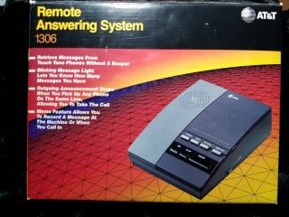 Vintage At&t Remote Answering System 1306 With Memo And Call Contents