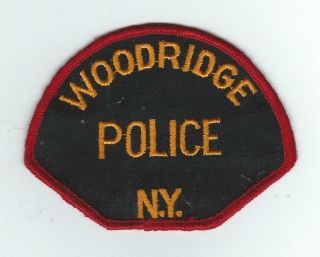 Vintage Woodridge,  York Police (cheese Cloth Back) Patch