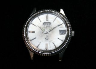 Vintage Citizen Jet Auto Dater 7 19 Watch Rare Ring Rotor Japan Runs Work Repair