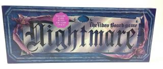 Vintage Nightmare The Video Board Game Complete Chieftain 1991 Vhs