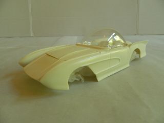 Vintage Model Car,  Resin Ron Aquirre X - Sonic Corvette