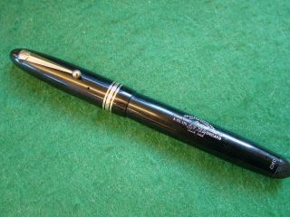 Vintage Swan Mabie Todd 1060 Leverless Fountain Pen With 14ct Gold Nib