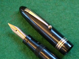 Vintage SWAN MABIE TODD 1060 Leverless Fountain Pen with 14ct Gold Nib 2