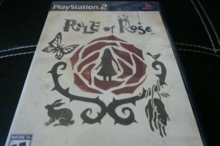 Rule Of Rose (sony Playstation 2,  2006) Cib Complete Rare Ps2