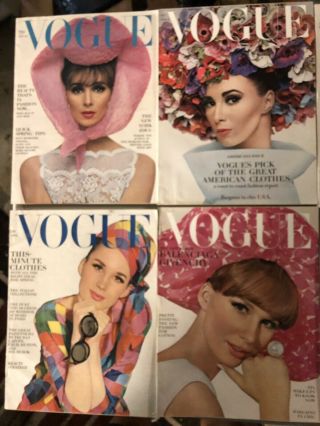 10 Vintage 1964 Vogue Magazines 2