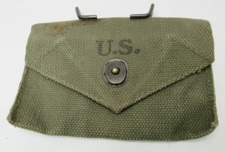 Vintage Us Army Jqmd First Aid Pouch - A1