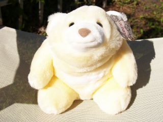 Rare - Vintage Gund - Pastel Yellow - Snuffles Bear - 2170 - 9 1/2 " - 1980 - All Tags