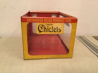 Vintage Chiclets Gum Store Counter Display Box 4