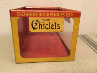 Vintage Chiclets Gum Store Counter Display Box 5