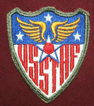 Wwii Ww2 Vintage U.  S.  Army Air Force U.  S.  Strategic Air Forces In Europe Patch