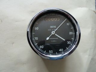 Vintage Smiths Chronometric Speedometer - 80 Mph.  -.